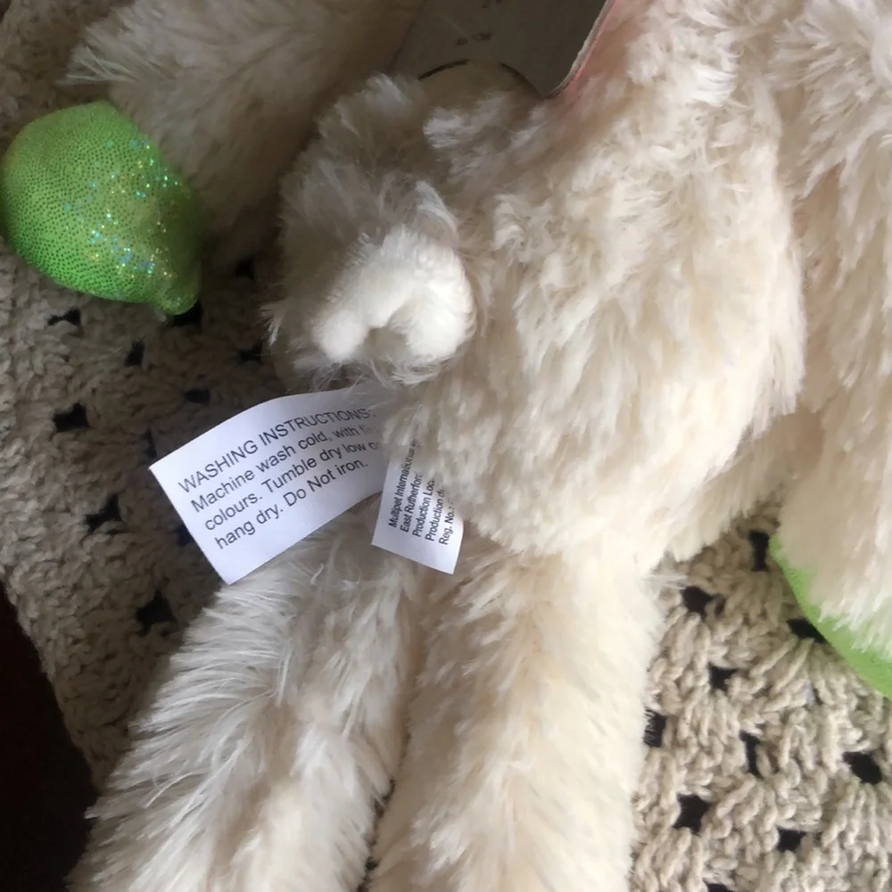 HALLOWEEN Plush LAMB CHOP Dog Toy with Witch Hat